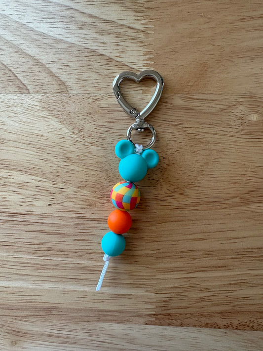 Mouse Head Keychain - Bright