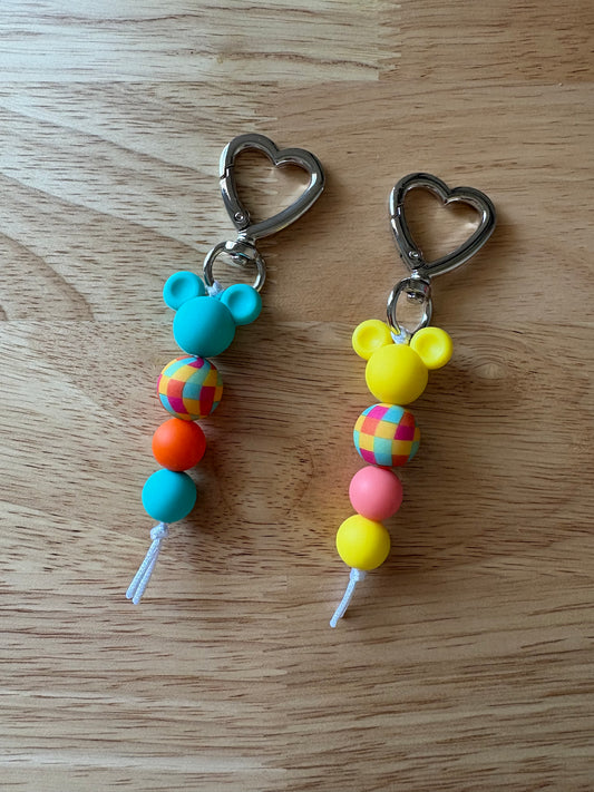 Mouse Head Keychain - Bright