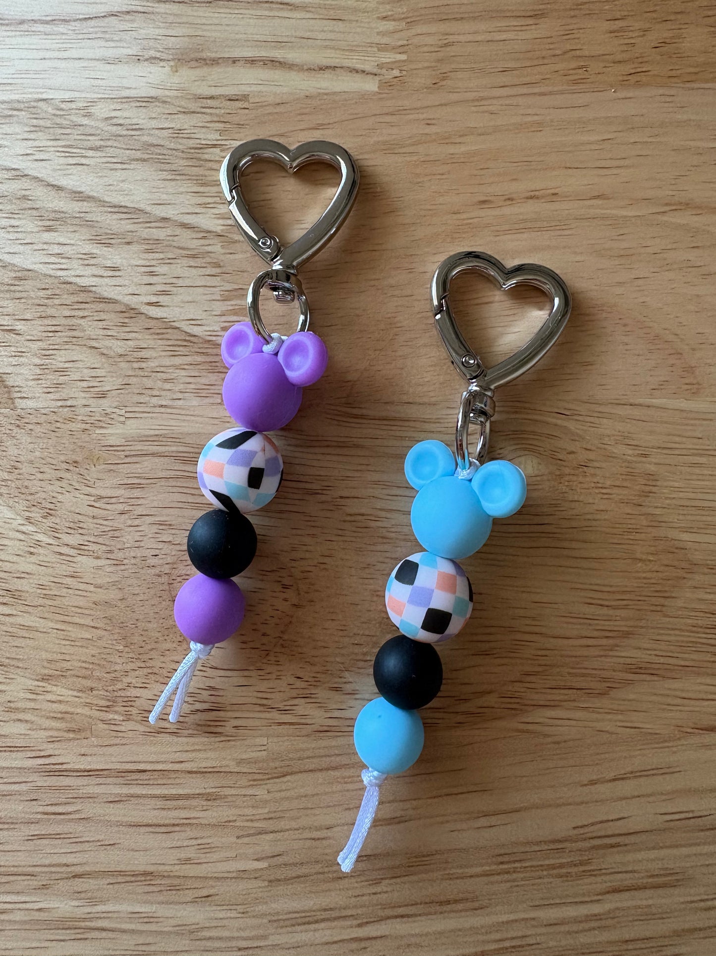 Mouse Head Keychain - Retro
