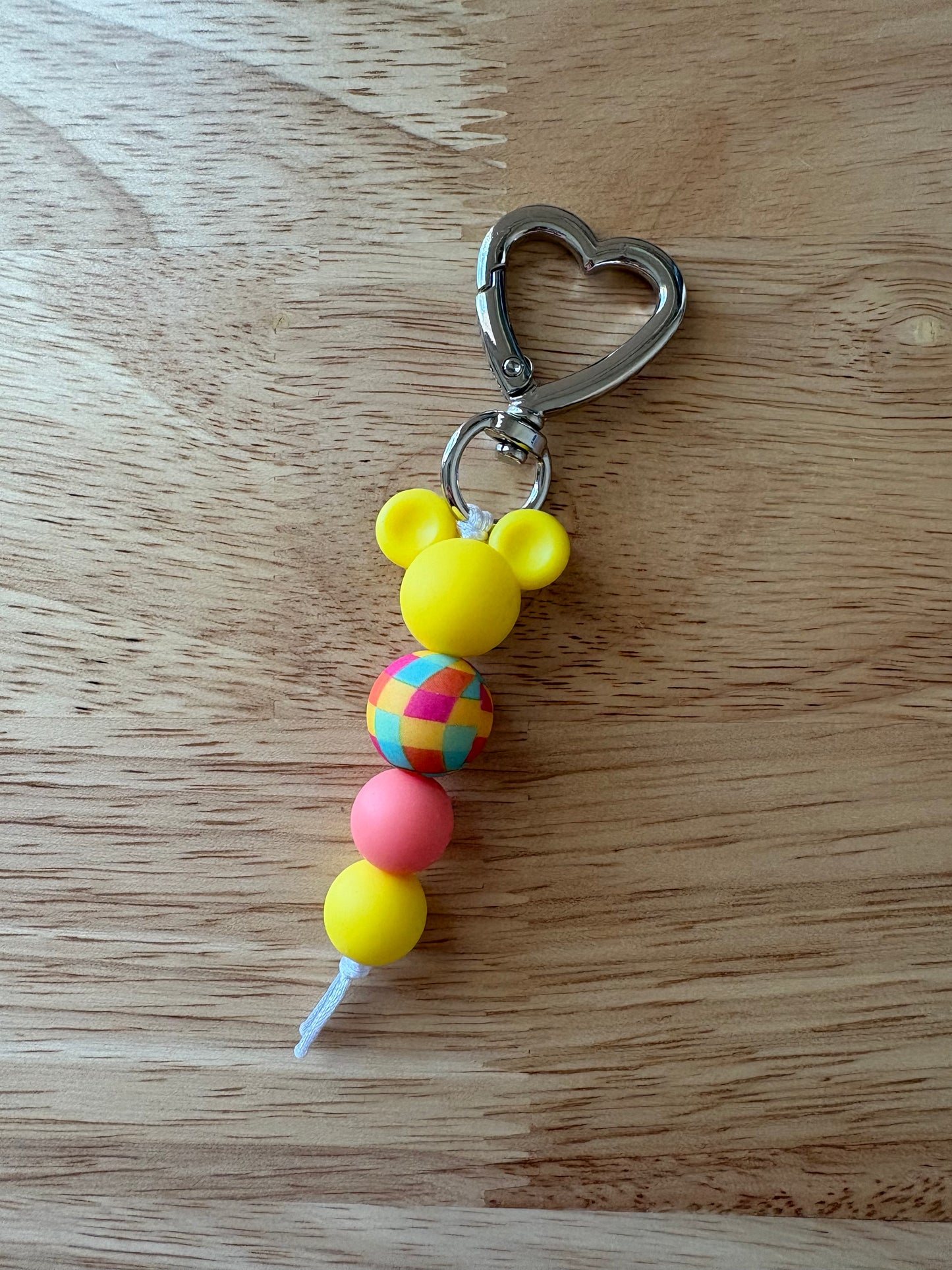 Mouse Head Keychain - Bright