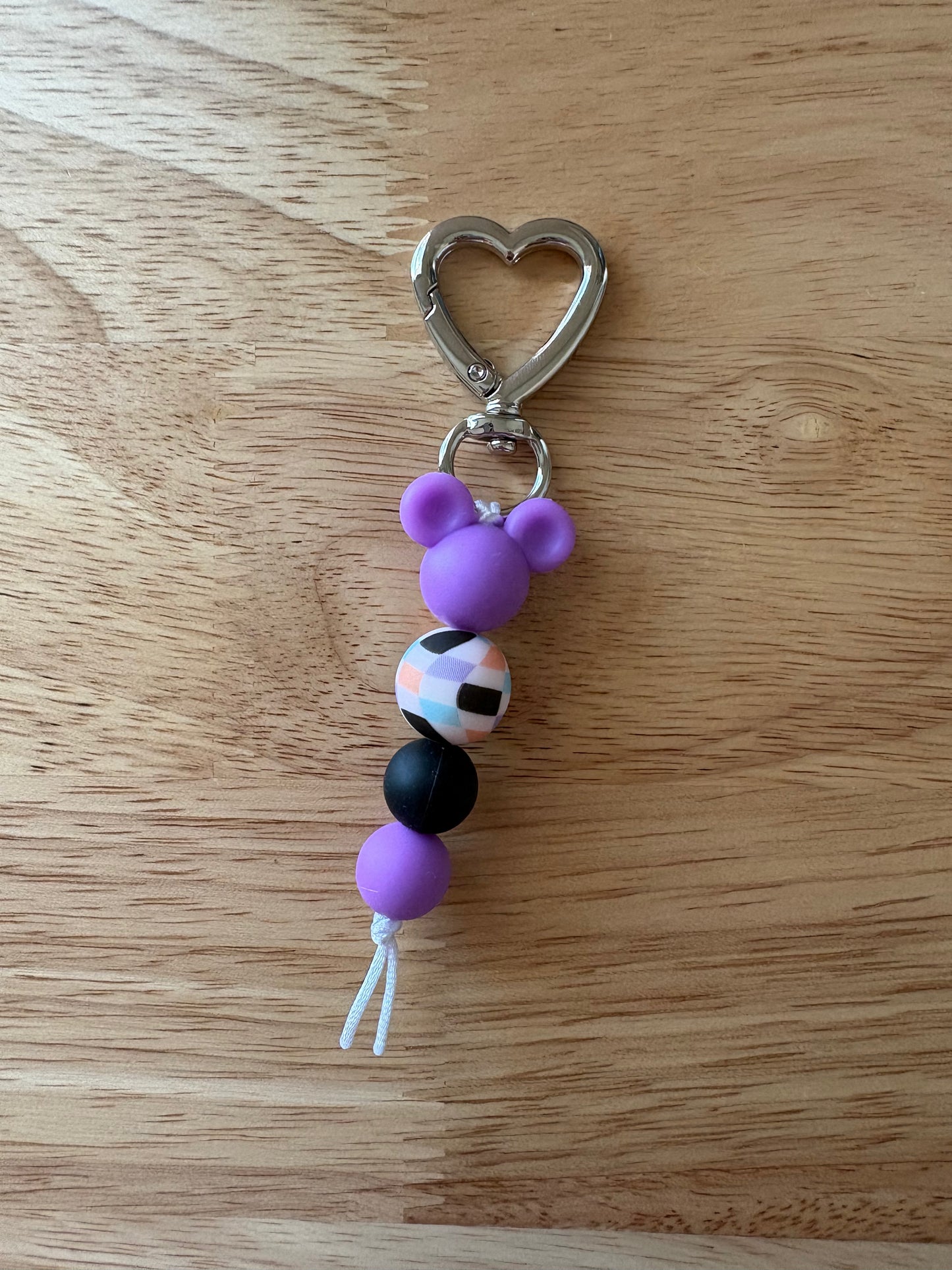 Mouse Head Keychain - Retro