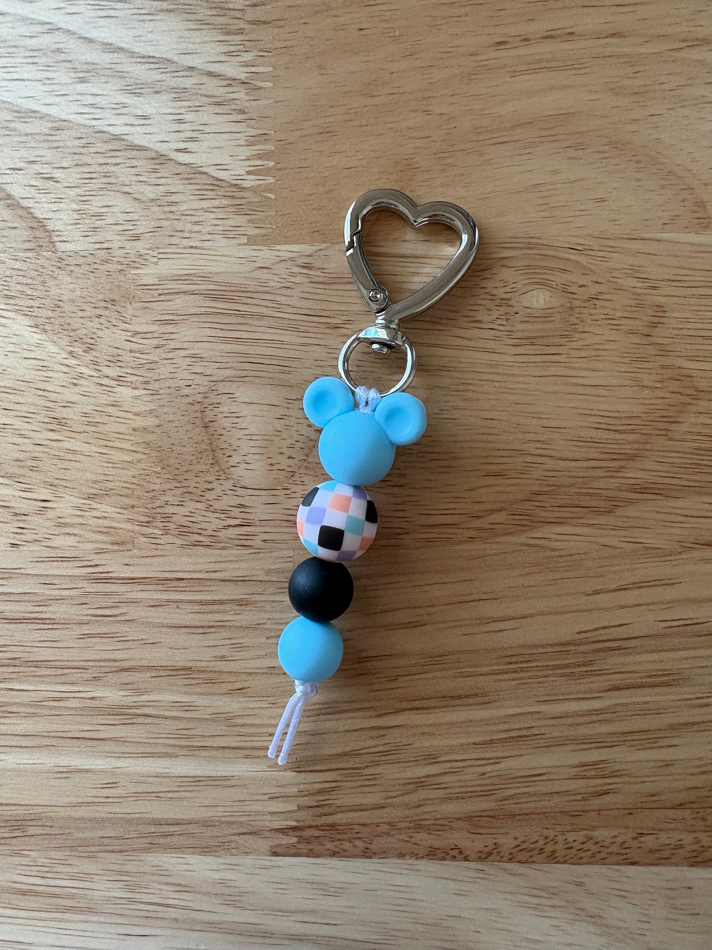 Mouse Head Keychain - Retro