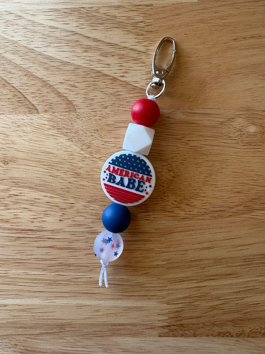 American Babe Keychain