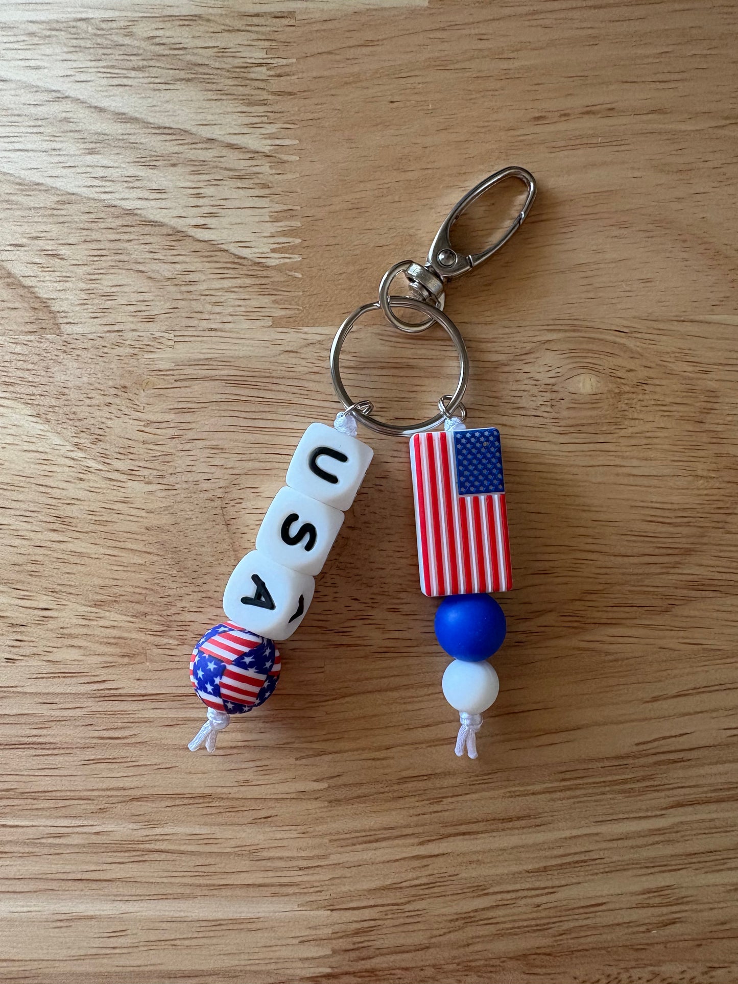 Classic USA Chunky Keychain